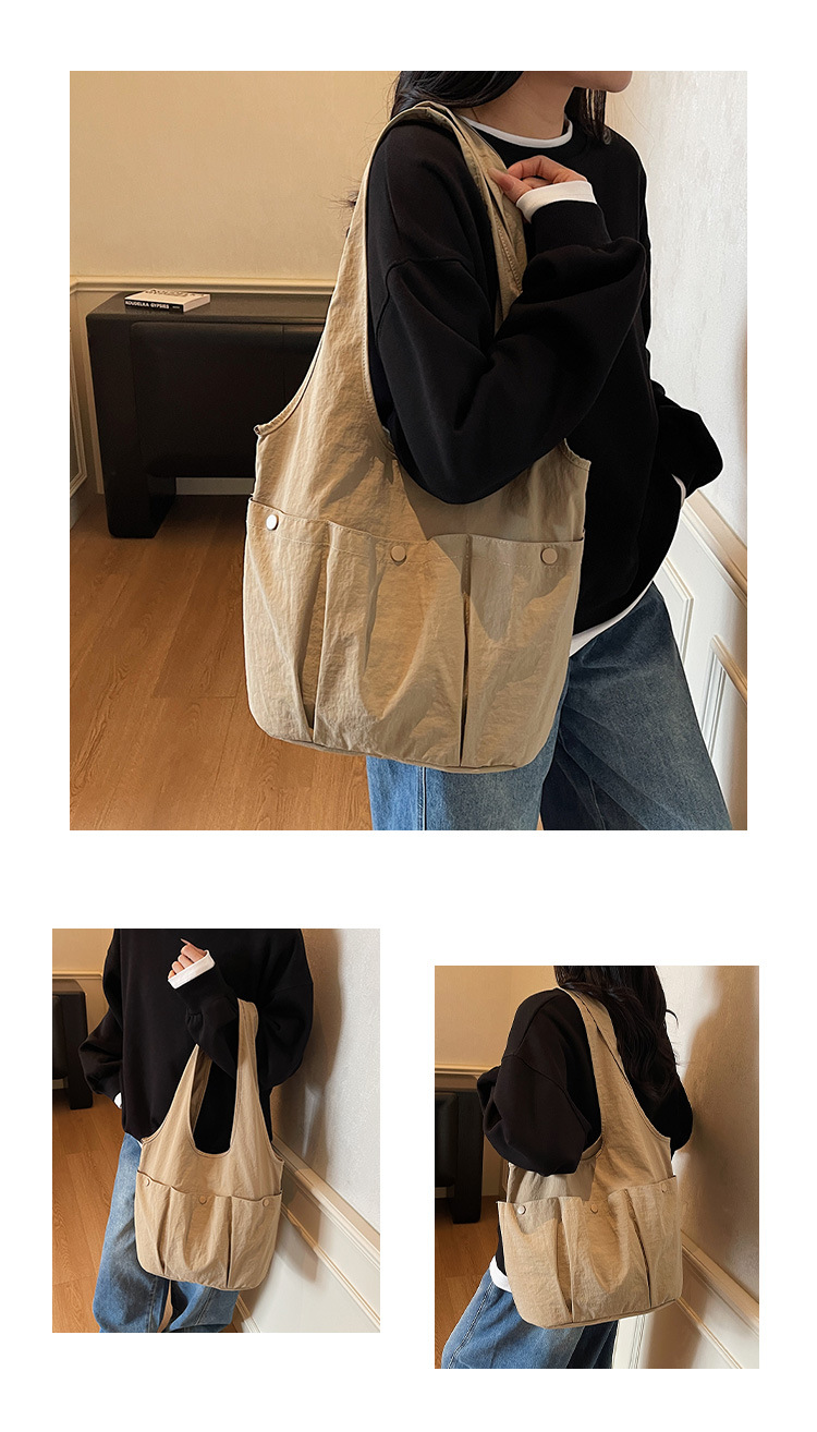 Sac à main bandoulière femme multi-poches décontracté léger_voghion.com
