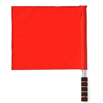 Tarjeta Roja y Amarilla para Árbitro de Fútbol de PVC con Estuche y Lápiz