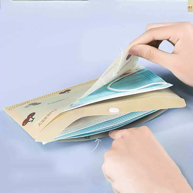 Medical mask, children's storage bag, cartoon cute storage system, storage box