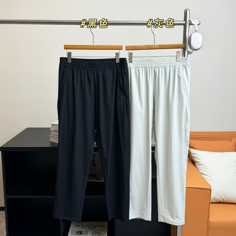 1302 Dijia's New Summer Style Outdoor Sports and Leisure Cool Quick-Drying Men's Woven Straight Pants Casual Long Pants