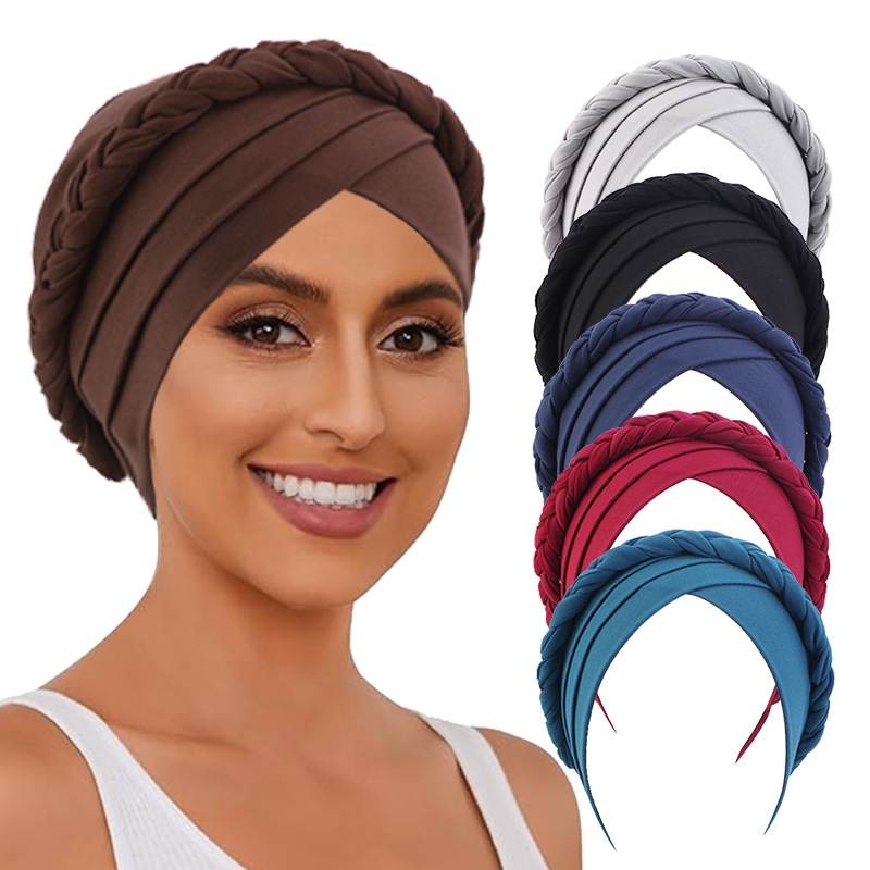 New handmade braided turban hat