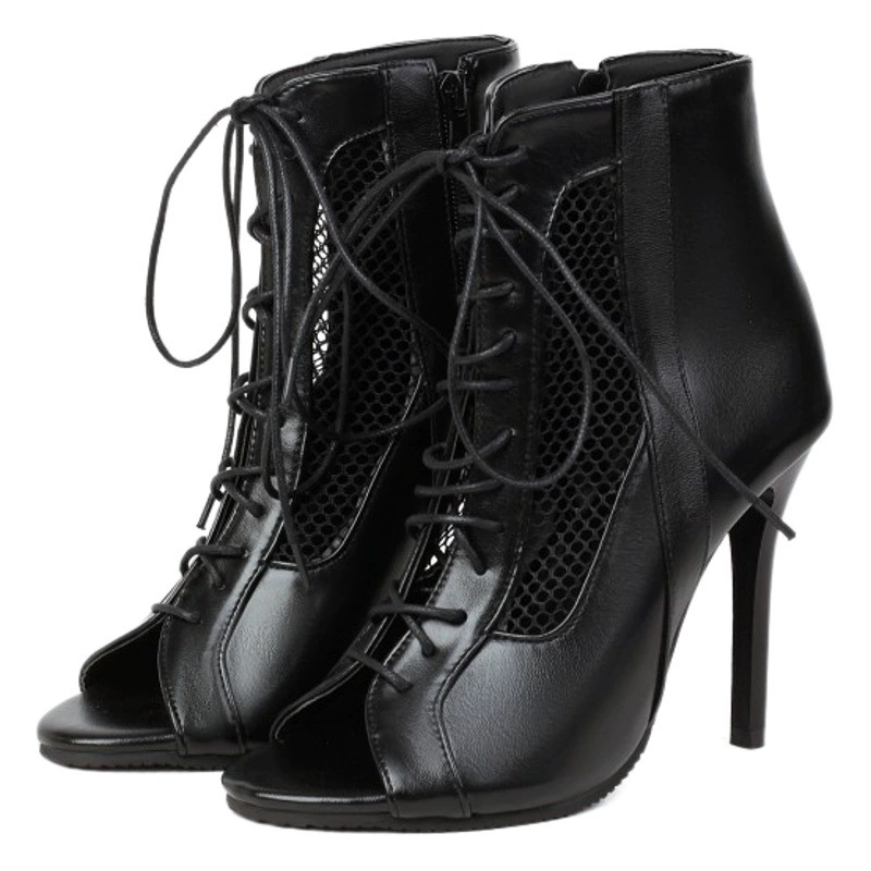 2022 Новые сандалии с открытым носком на шнуровке, короткие сандалии на шнуровке, сетчатые сапоги, обувь для внешней торговли размером 32-48