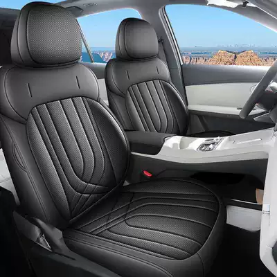 2026 Geely Galaxy E5 seat covers, universal for all seasons, full coverage, specialized seat covers, car seat cushions, 2025 seat cushions (Modelə uyğun (Original) oturacaq örtükləri) - ink-shadow-black-standard-edition-note-the-model-year-front-row-fully-covered-rear-row-partially-covered
