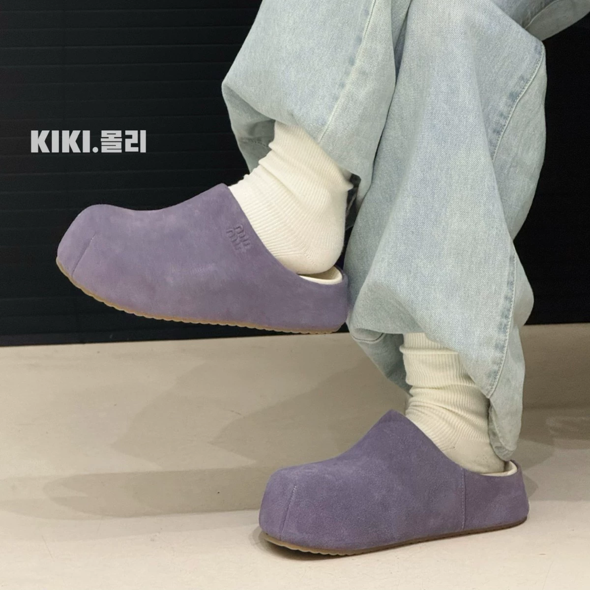 Туфли Birkenstock с толстой подошвой, частично стянутые, 2025 ранняя весна, новые корейские ленивые ботинки, свободно сидящие тапочки