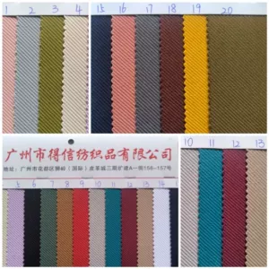 Twill Pu Twill PU толщиной 900D (толщина: 0,62 мм)