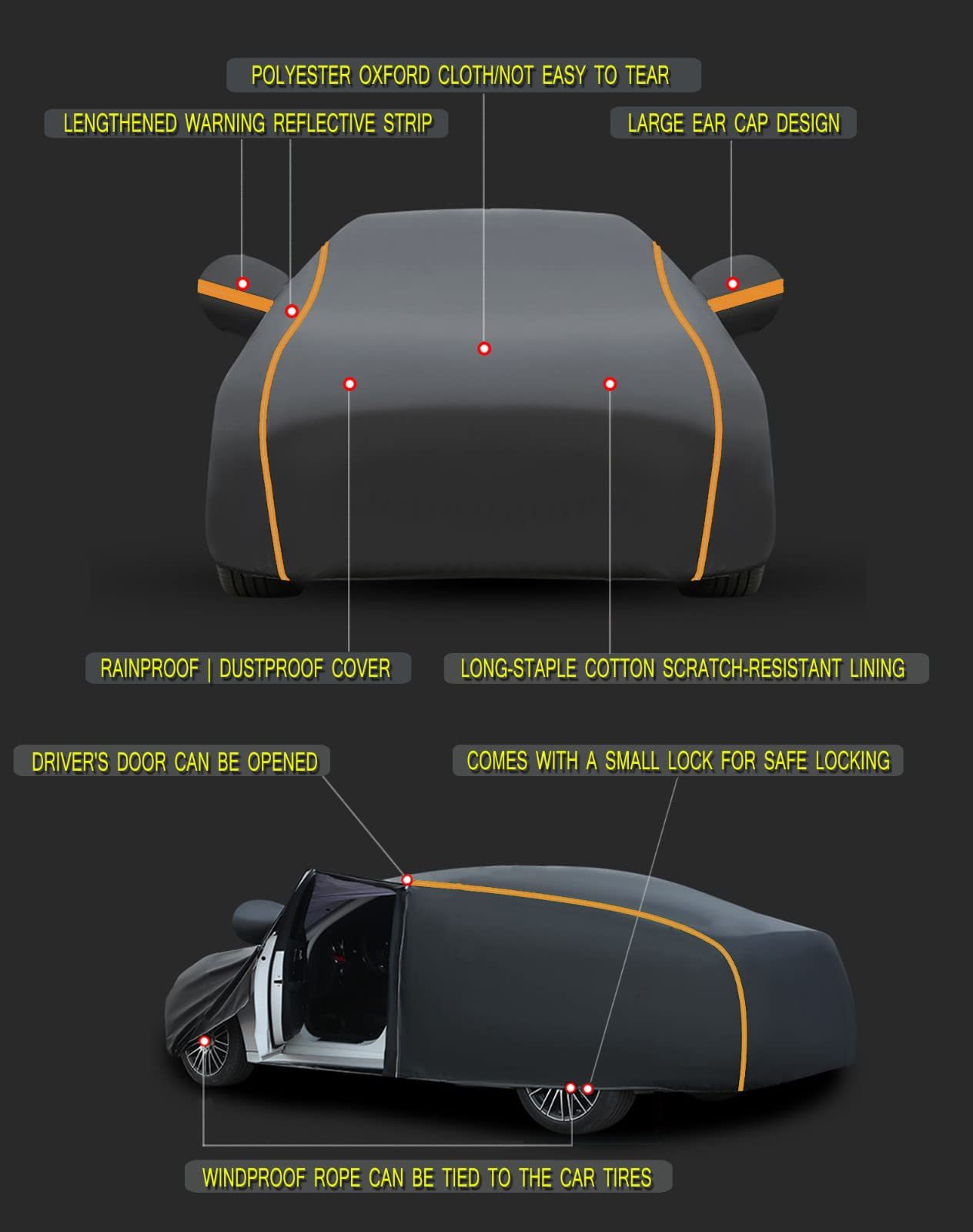 Amazon foreign trade cross-border car clothing a generation of four seasons general Oxford cloth single-layer car clothing cover