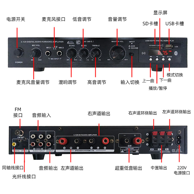 AV—369BT-versión mejorada