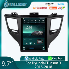 适用于现代途胜3代车载导航仪安卓中控GPS高清倒车影像carplay