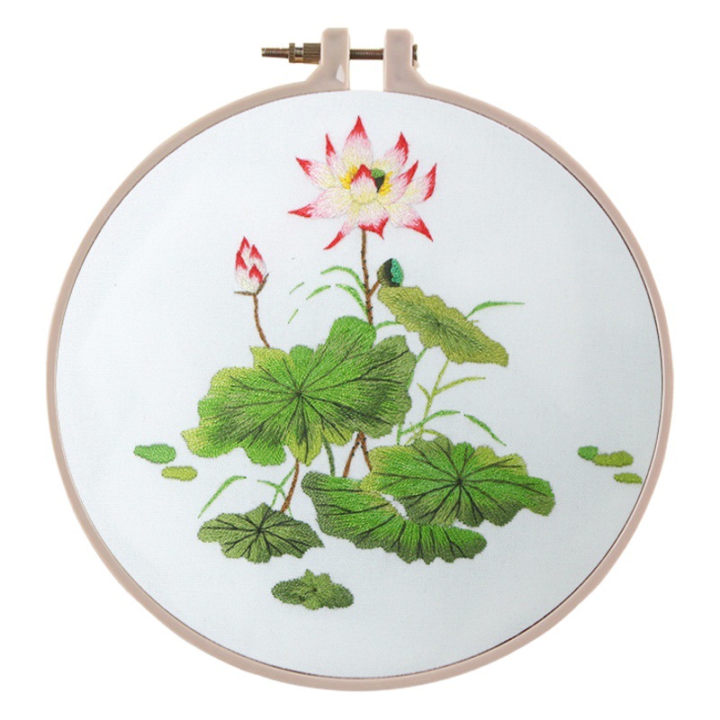Kit de bordado de estilo antiguo, regalo de bricolaje, bordado tridimensional, kit de materiales para principiantes, cinta de bordado Su, bordado de bricolaje, fácil de usar para principiantes