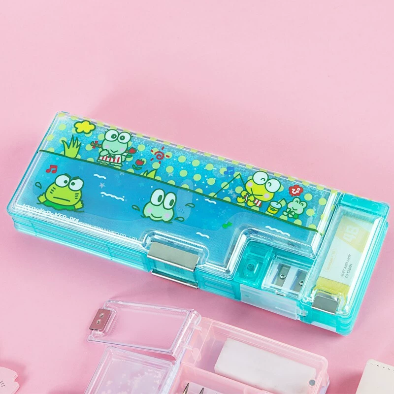 Пенал для карандашей с широким пространством бренда Sanrio, Hello Kitty, Hello Kitty, большой глаз, карандаш-точилка