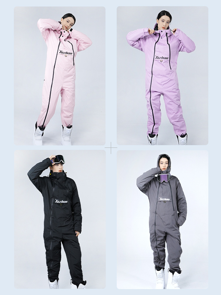 원피스스키복 방한남녀복 야외방수,방풍 도톰하고 따뜻한 올인원 커플겨울낚시 신작