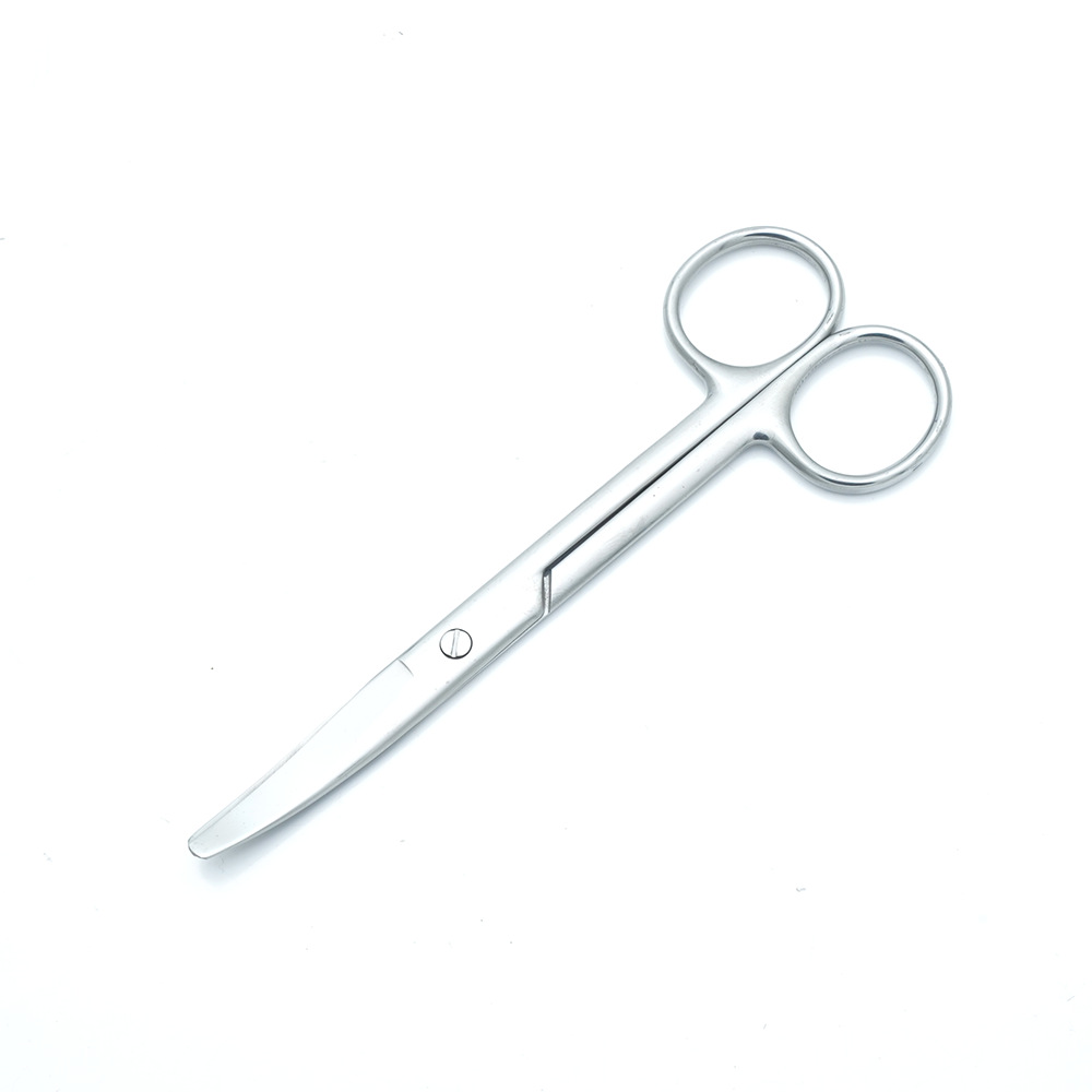 Tijeras de acero inoxidable tijeras quirúrgicas ordinarias tijeras de belleza tijeras de gasa quirúrgica tijeras anatómicas de laboratorio 14cm punta recta