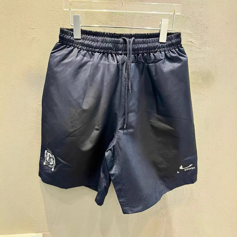 Paris Correct Version B Brand Manchester United Football Shorts for Men and Women, 3B Trendy Brand m Embroidered High-Quality Loose Sports Shorts