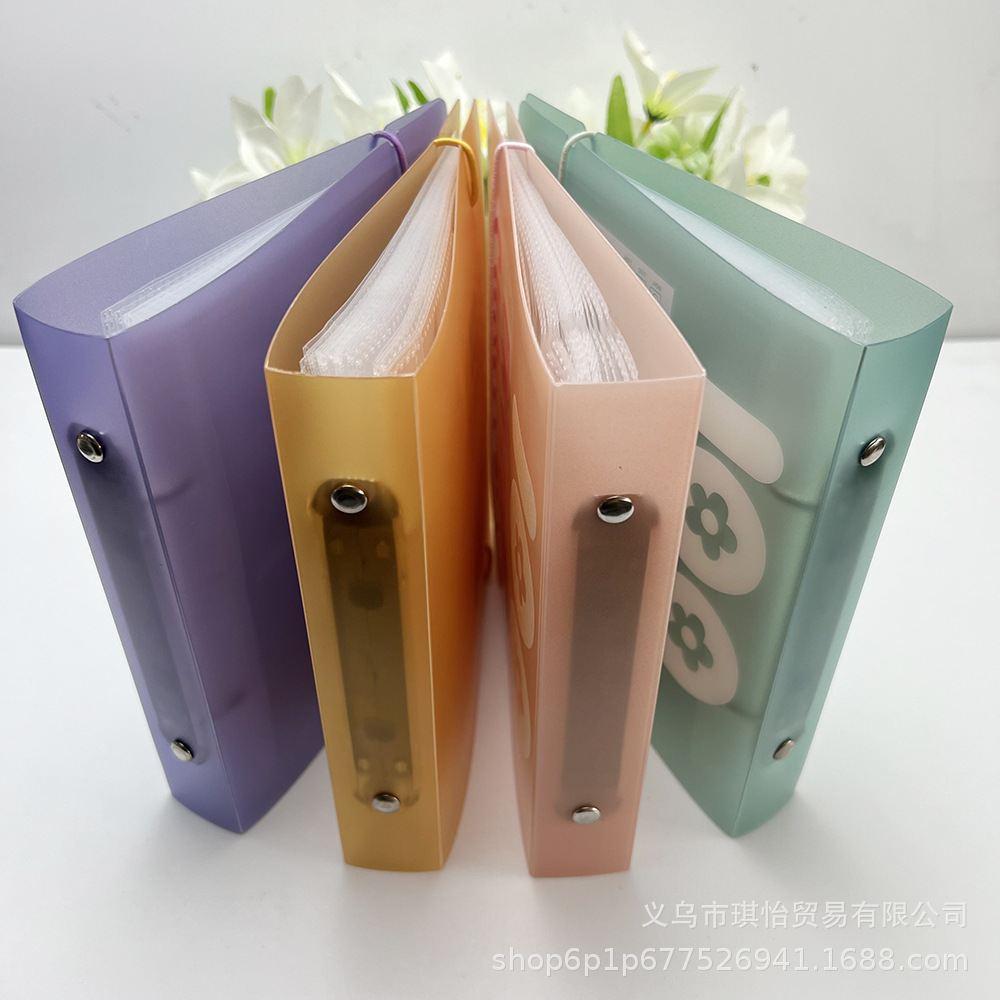 Nuevo Desafío de Ahorro de 100 sobres transfronterizos Cubierta de carpeta A5 personalizada pequeño clip de sobre Carpeta de ahorro