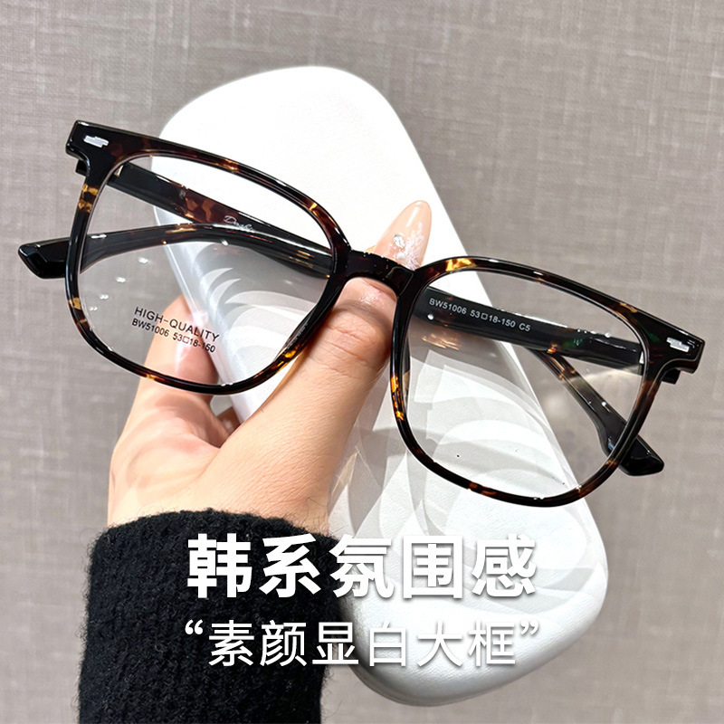 Best Bw51006Z Ultra-Light Glasses Frame Danyang Glasses Myopia Glasses Men's Large Frame Retro Women's Frames Wholesale