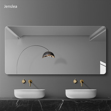 3EW1浴室镜2023新款普通洗手台卫生间玻璃镜子贴墙自粘免打孔壁挂