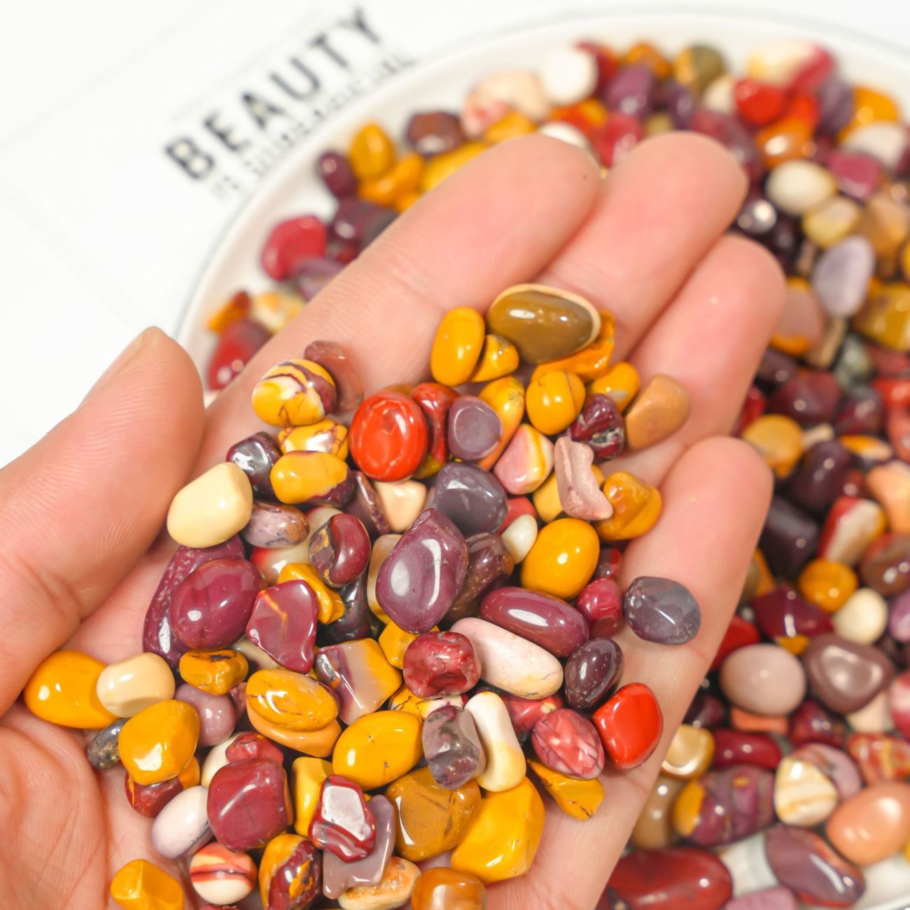 Egg yolk stone / 3-5mm 100g