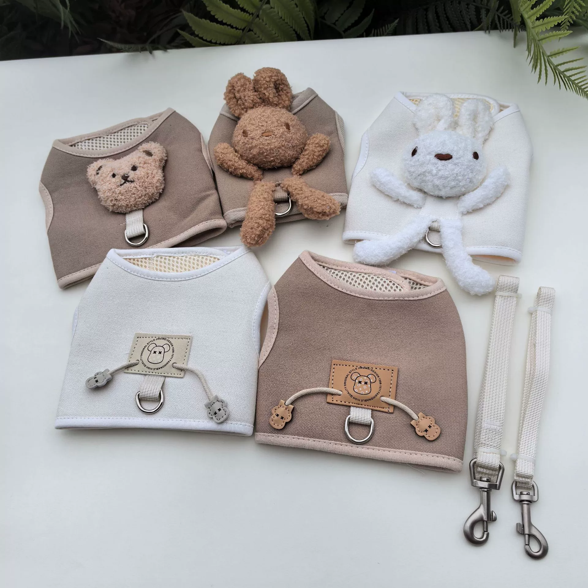 Противоотрывная шлейка для домашних животных, поводок для кошек и собак, поводок для собак с героями мультфильмов, поводок для кошек, сетчатый дышащий жилет