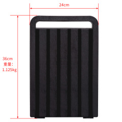 Folding Plastic Glass Mirror with Flip Cover, Rectangle, Hair Styling Supply, Two-Sided Dressing Mirror, Salon Home Use Mirror