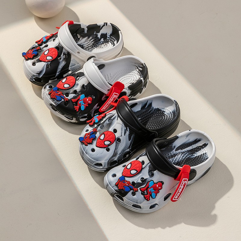 Zapatillas de verano para niños EVA resbaladizo pedazo de mierda sensación de cabeza transpirable niña usaba zapatos de agujero de playa de niños image 2