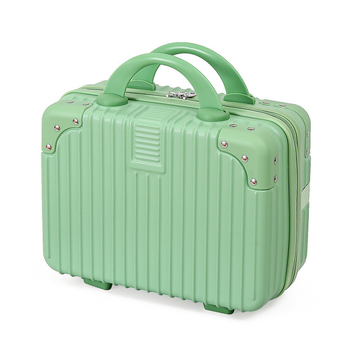 Customized 14-inch small handbag makeup box mini small suitcase gift small lightweight lockable travel case