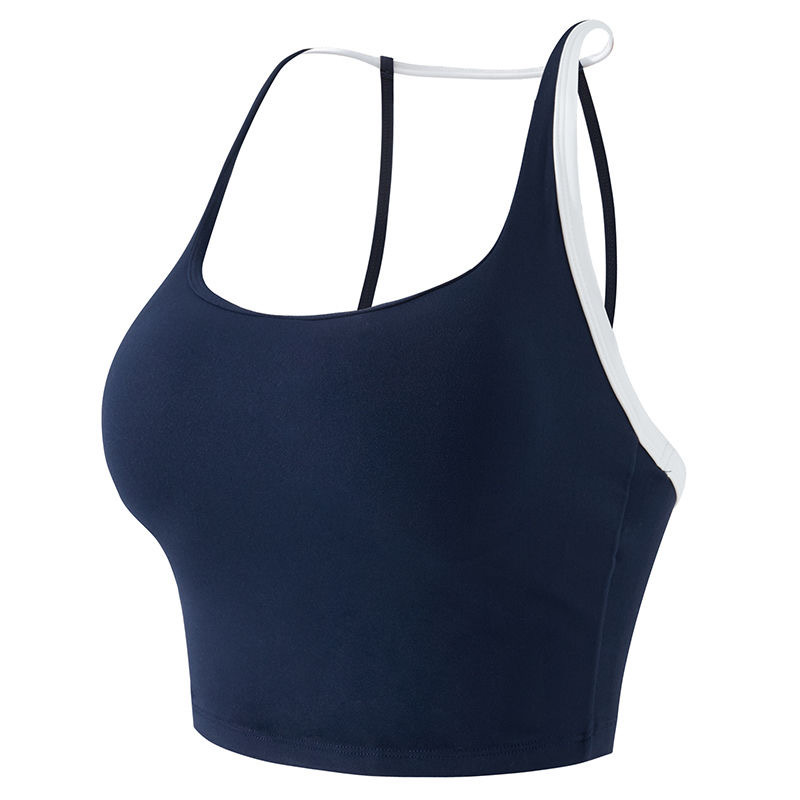 Lycra Yoga Bra with Adjustable Shoulder Straps, American Hot Girl One-Cup Intimates, Sports Fitness Quick-Drying Vest