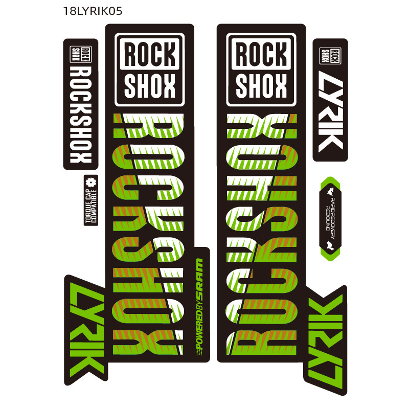 Hot 2018 LYRIK ROCK-SHOX Mountain Bike Fork Sticker Rockshox Decal