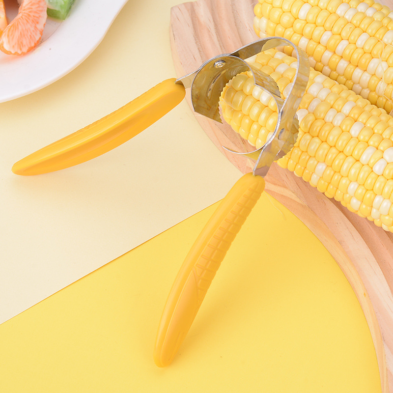 Practical maíz planador creativo gadget de cocina hotel casero manual maíz planador de acero inoxidable triturador de maíz