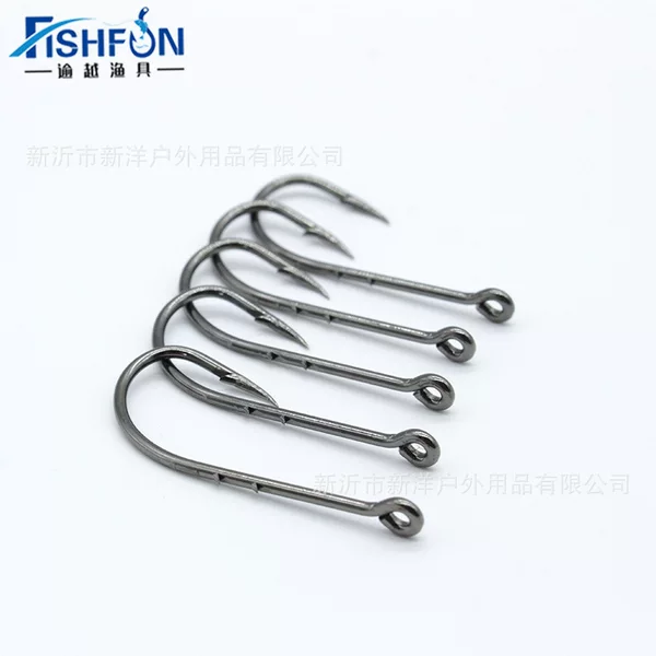 High carbon steel chickpea tide hook 82154 double back spine hook straight hook 92247 BAITHOLDER bulk wholesale