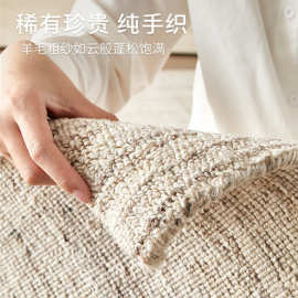 印度手工编织羊毛地毯客厅中古风高级轻奢别墅卧室2025新款高端垫
