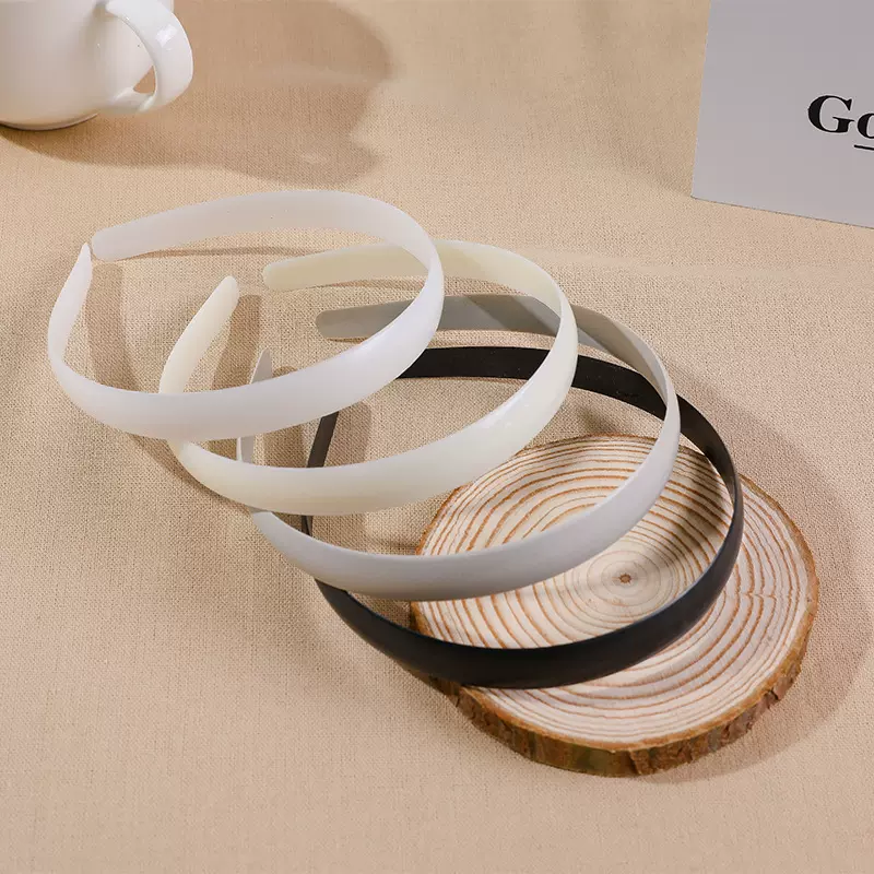 韩版塑料发箍头箍头扣配件 宽 1.5cm  拱背弓背 发箍底板厂家批发