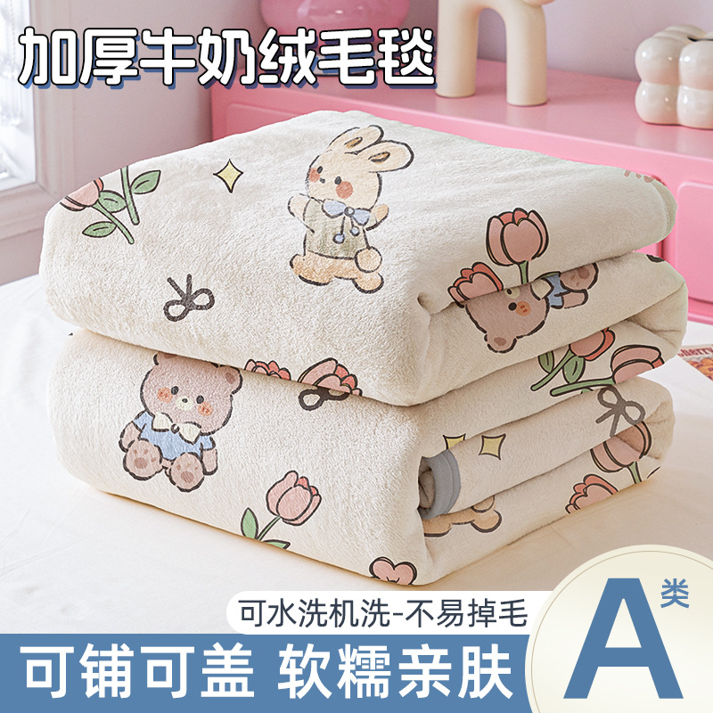 튤립 곰 토끼