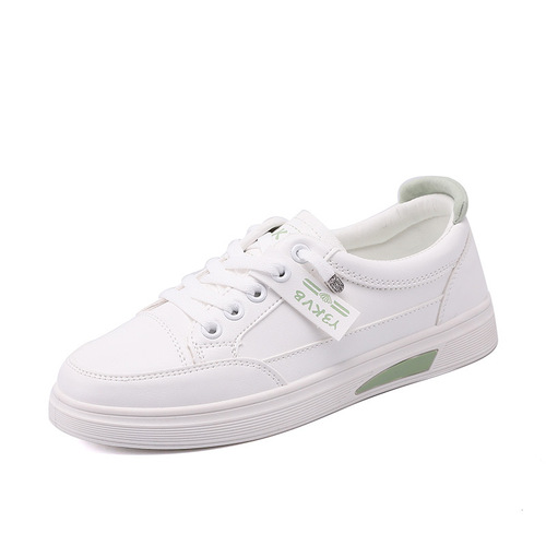 Small white shoes women's 2026 spring and autumn new style students all-matching ins casual trend leather shoes skate shoes women's XN-D201