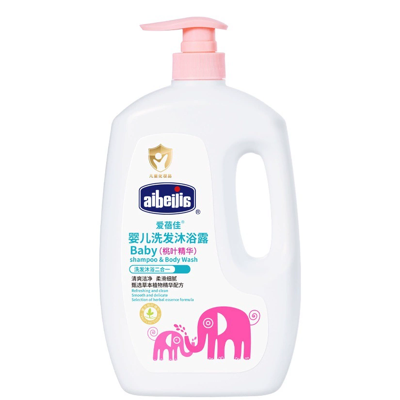 Aibeijia 1Л увлажняющее мыло для тела с эссенцией из персиковых листьев, товары для ухода за ребенком, детский шампунь, мыло для тела
