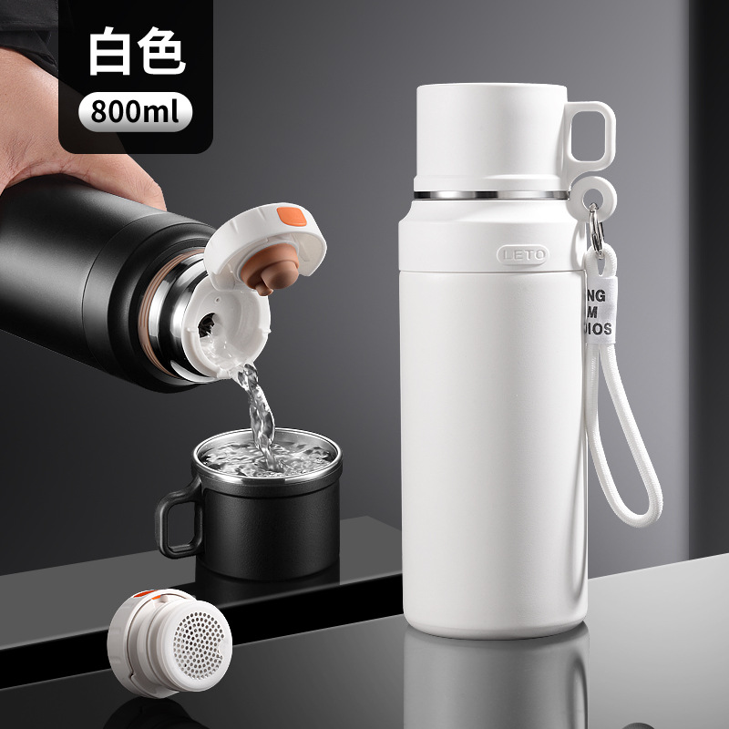 밀크화이트 800ml (내부 316, 외부 201 스테인리스, 필터 포함)