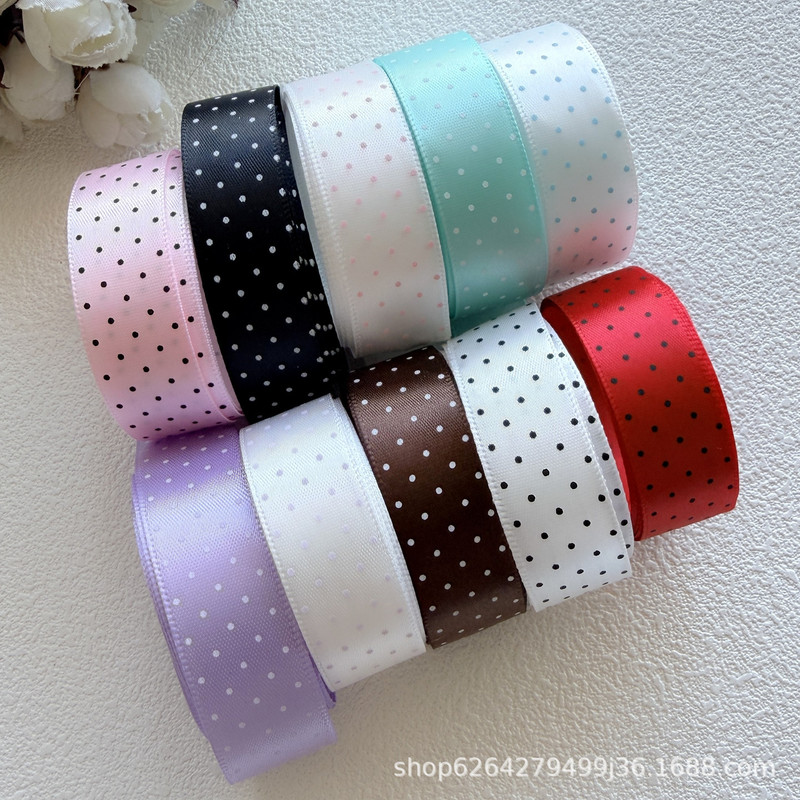 2cm wide polka dot ribbon, dot polyester tape, DIY bow material, accessory for fan support card holders, decorative accessory 2cm wide polka dot ribbon, dot polyester tape, DIY bow material, accessory for fan support card holders, decorative accessory