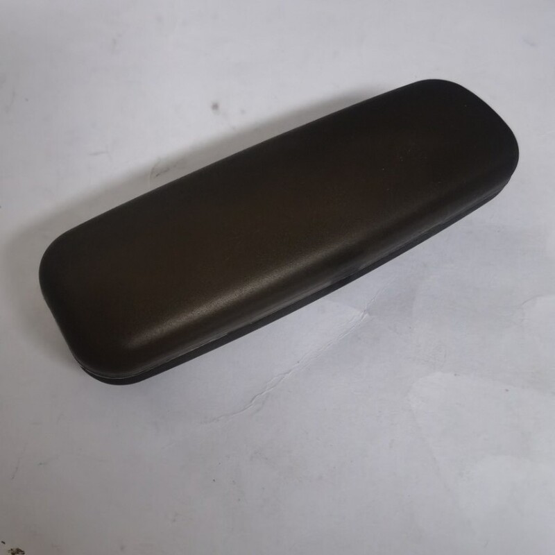 New Translucent Plastic Glasses Case Black Transparent Old Glasses Case Lightweight PVC Hard Plastic Box for snap-in storage