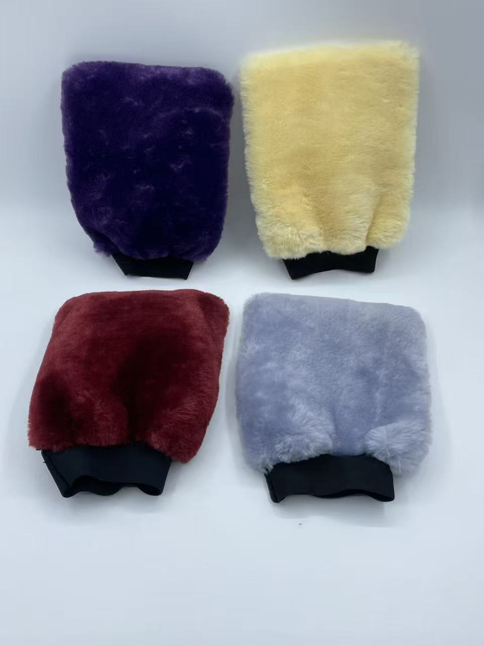 Wool Car Wash Gloves, Thickened and Fleece-Lined Car Cleaning Gloves, Household Cleaning Gloves, Car Beauty Supplies