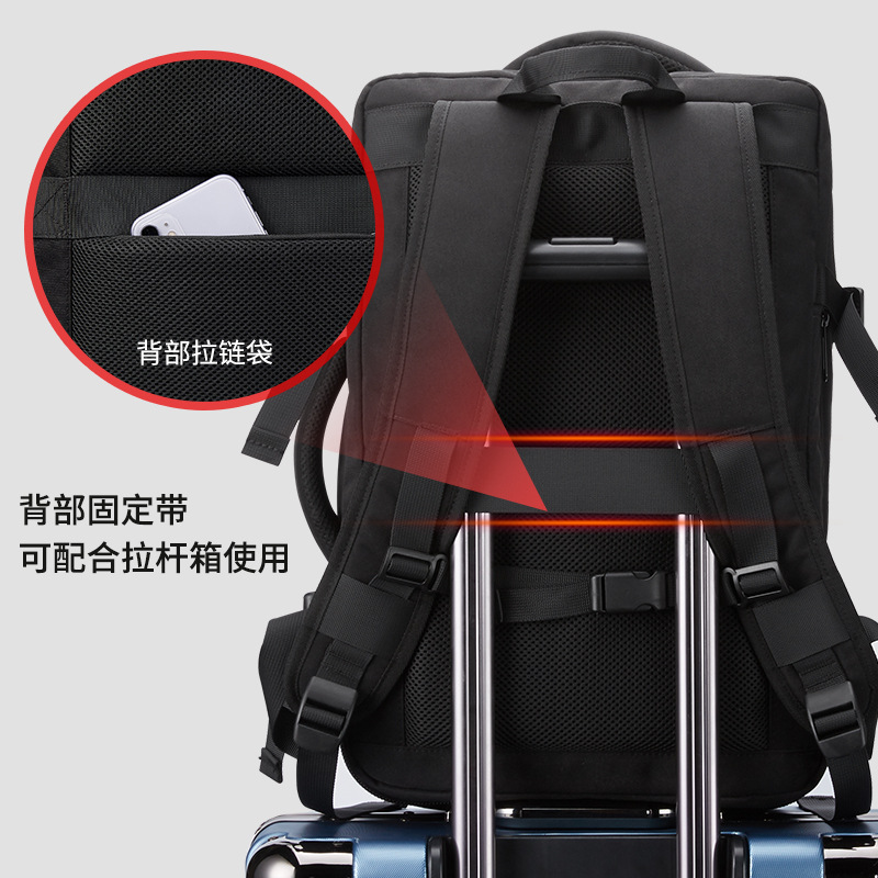 Viaje de negocios ligero Mochila De Negocios bolsa de ordenador portátil casual expansión de gran capacidad mochila