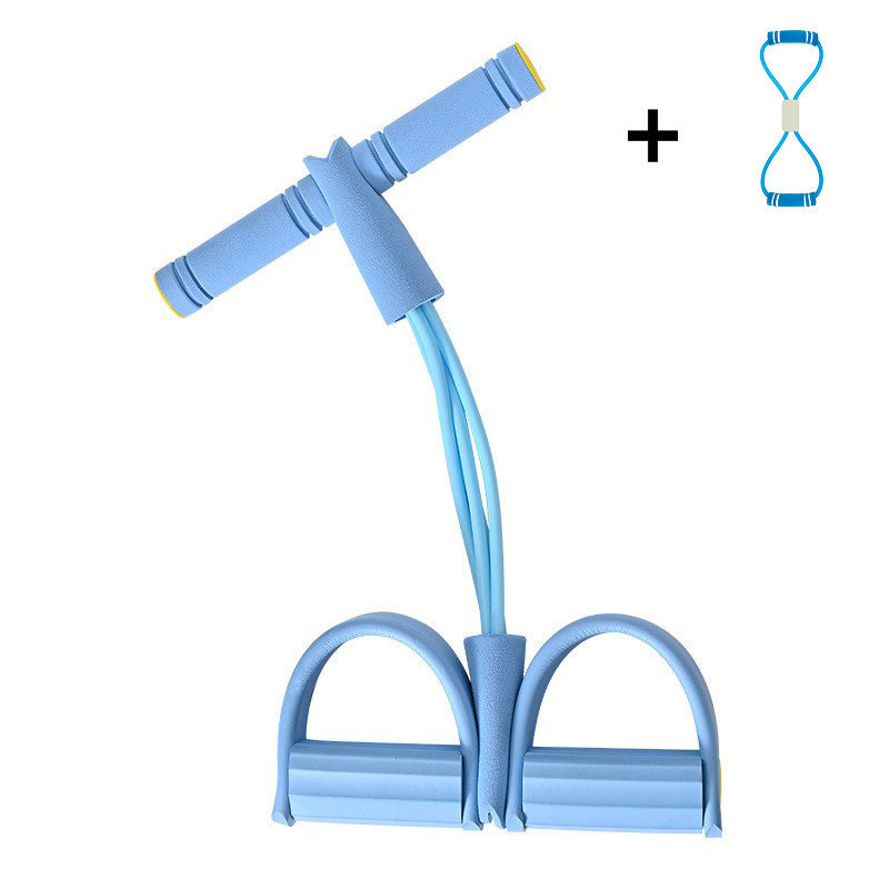 Dispositivo de tensión de ocho caracteres dispositivo de tensión de pedal espalda belleza pecho expansor Pilates yoga TPE fuente fábrica 8-dispositivo de tensión de caracteres