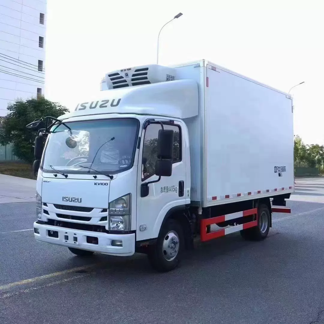 4×4五十铃冷藏车4.2米五十铃保温车大中小型食品保温车现货