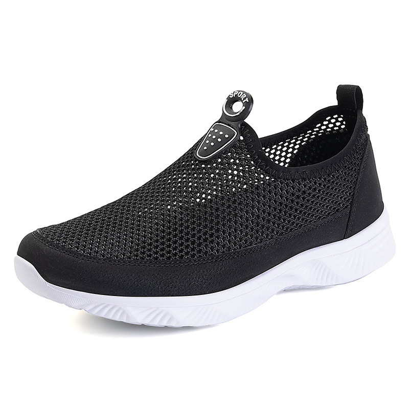 Slip-On Plus tamaño pareja zapatos ligeros transpirables slip-on zapatillas volando tejidos zapatos casuales de las mujeres zapatos de los hombres zapatos de los deportes al aire libre