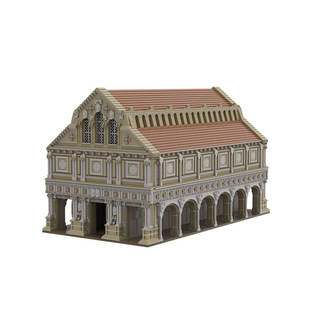 Building Blocks Cross-Border Moc-171871 Ancient Roman Cathedral Church Building 20134 Particle Number