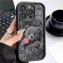 凹槽跨境iphone15黑色手机壳