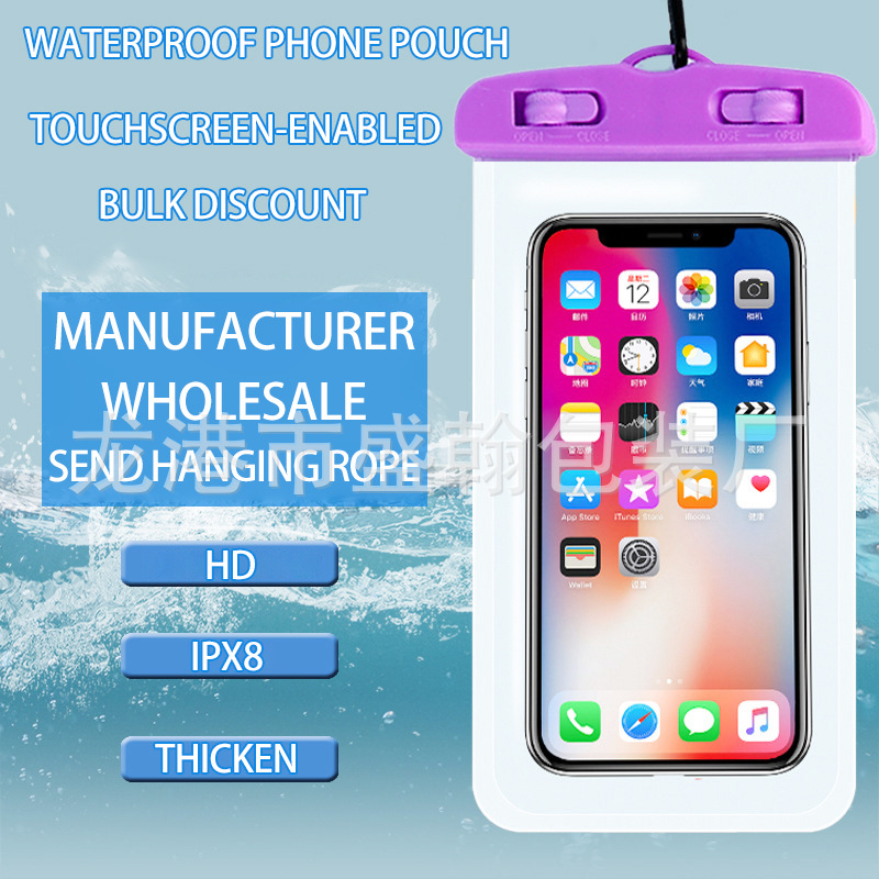 Cross-Border Touchable High-Definition Phone Waterproof Bag Mobile Phone Waterproof Bag