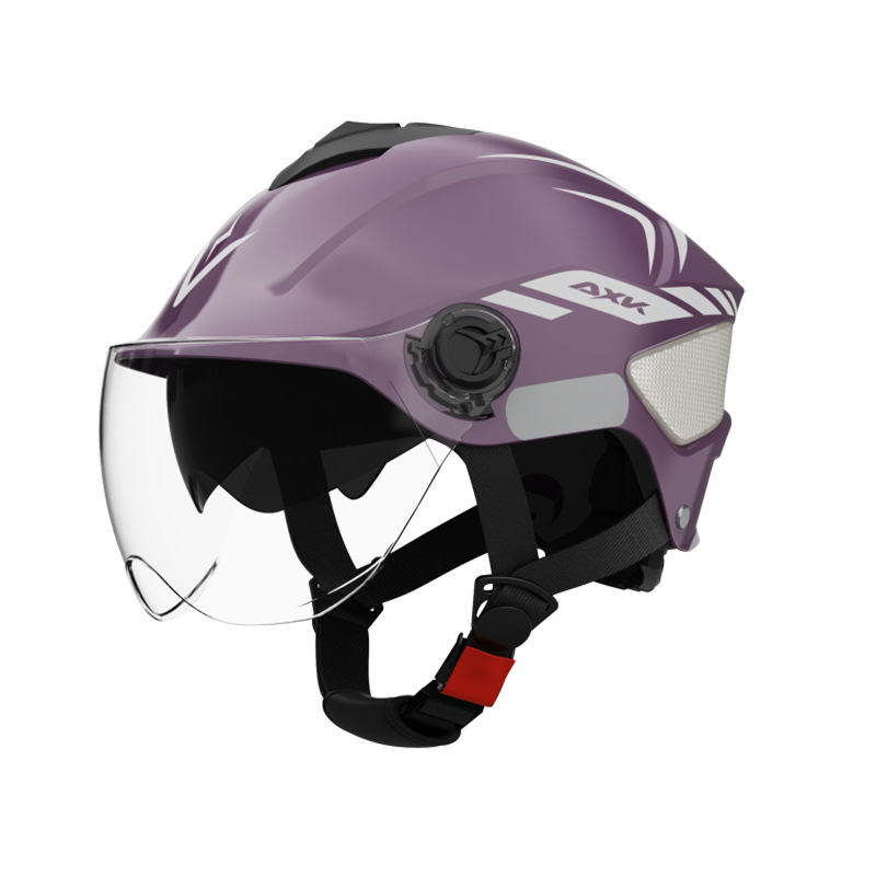 Nuevo casco de automóvil eléctrico certificado por la norma nacional 3C para mujeres de verano, casco de motocicleta de batería para hombres de cuatro estaciones universal