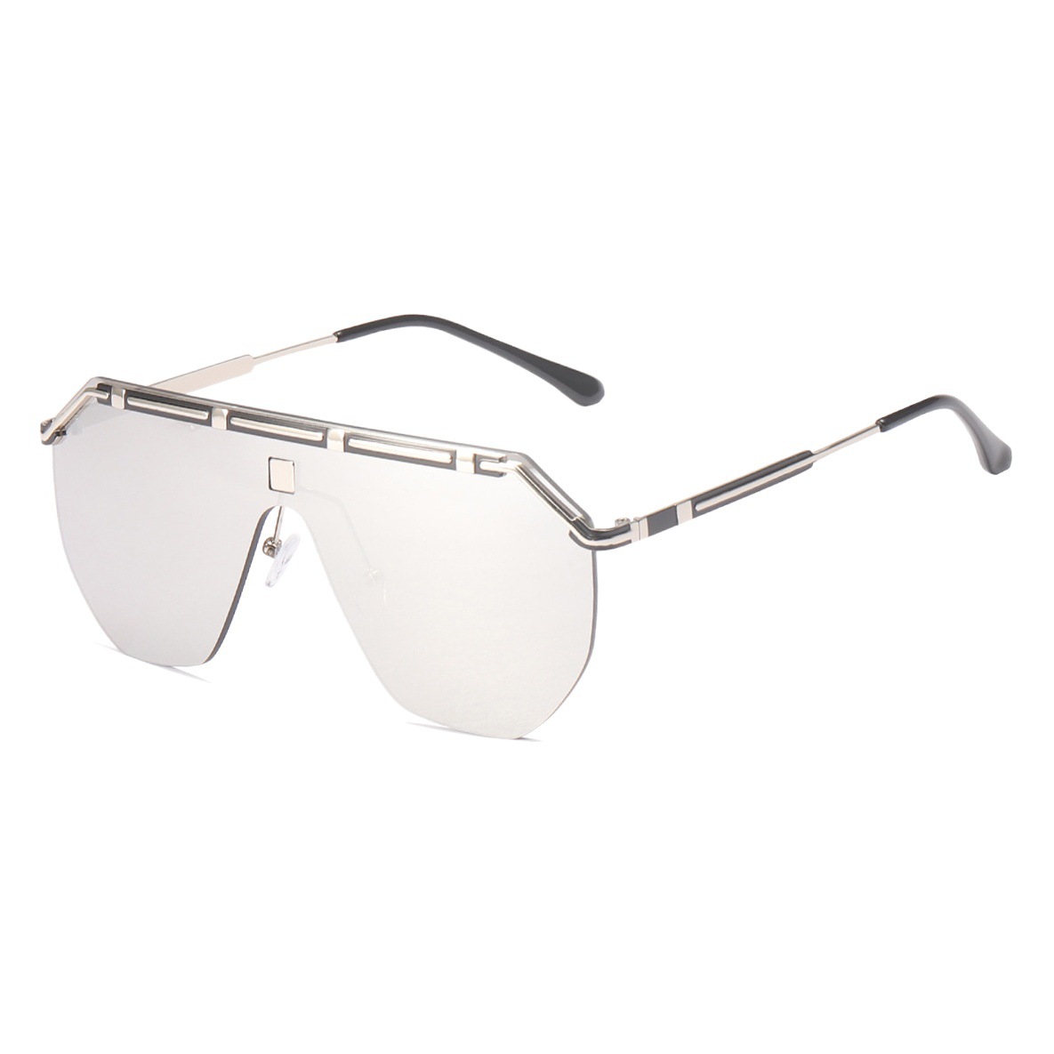 2022 nueva lente de una sola pieza gafas de sol de moda retro calle tiro gafas de sol 30079