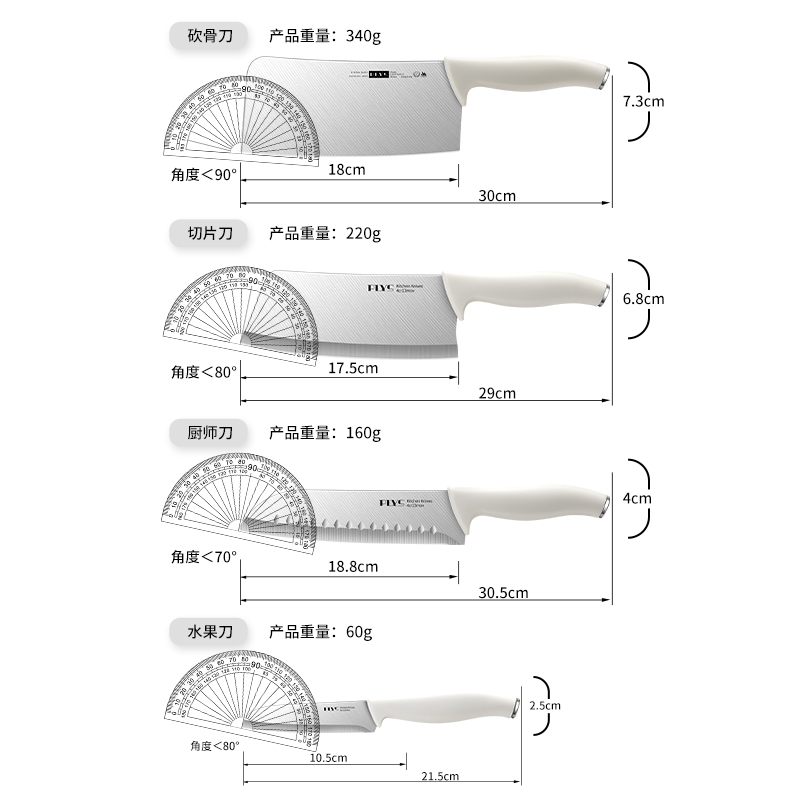 Yangjiang conjunto de cuchillos de corte de verduras tablero de verduras dos en uno conjunto completo de cuchillos combinados para el hogar con un conjunto completo de regalos de caja de colores