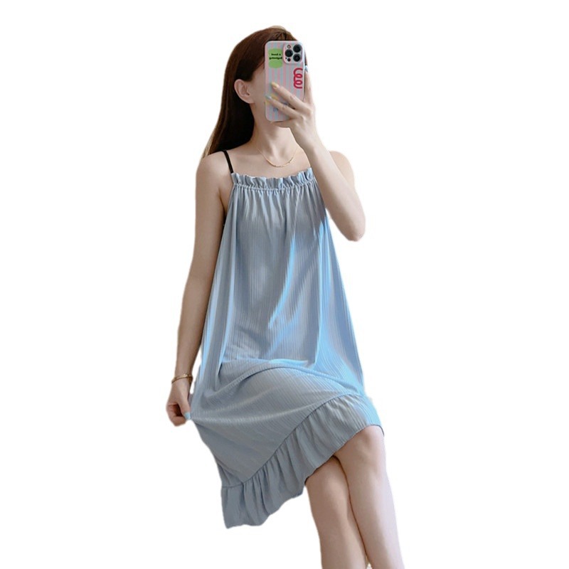 Pijama de cabina de verano nuevo estilo simple color sólido ocio dulce pijama casero algodón comercio exterior al por mayor