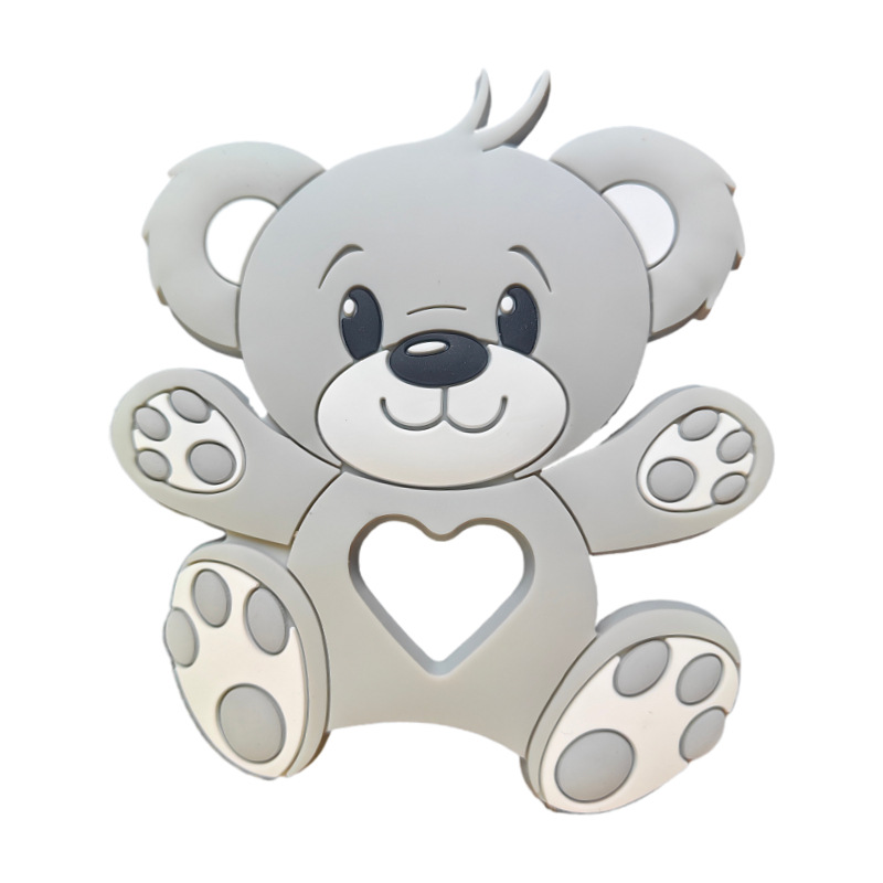 작은 너구리 치발기---회색